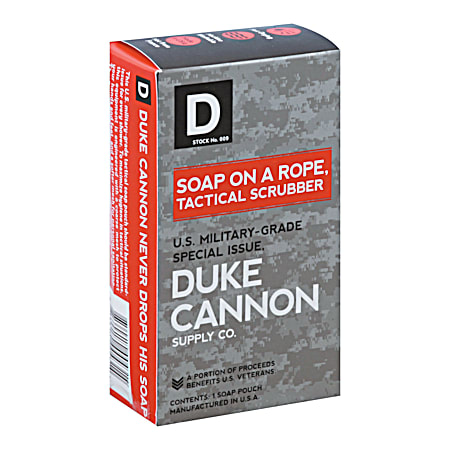 Duke Cannon 2 oz Soap on a Rope Tactical Scrubber