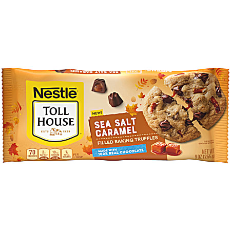 Nestle Toll House 9 oz Sea Salt Caramel Filled Baking Truffles