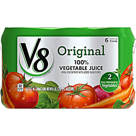 V8 Original 69 oz 100% Vegetable Juice - 6 pk