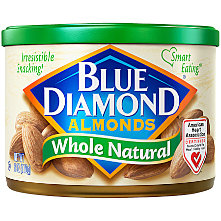 Blue Diamond 6 oz Whole Natural Almonds