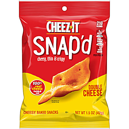 Snap'd Double Cheese Crackers