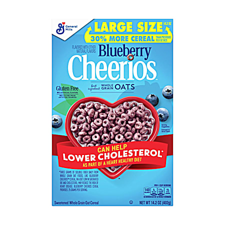 14.2 oz Blueberry Cheerios Breakfast Cereal