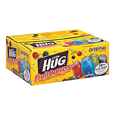 LIL Hugs Fruit Barrels Original Variety Pack Juices - 20 pk