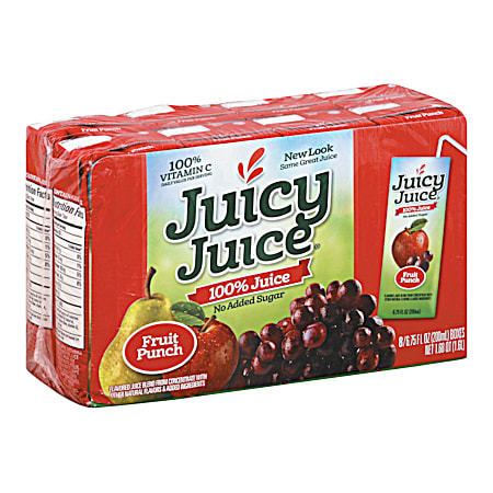 Fruit Punch Juice Boxes - 8 pk