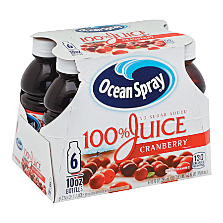 Ocean Spray 100% Cranberry Juice - 6 pk