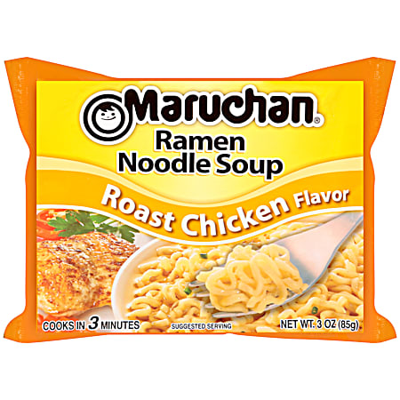 Maruchan 3 oz Ramen Roast Chicken Flavor Noodle Soup