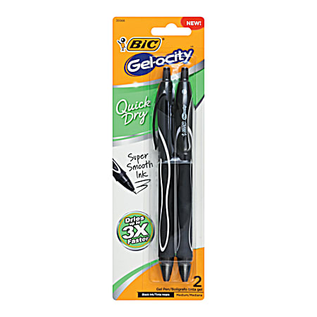 Bic roller à encre gel Gel-ocity, noir bij VindiQ Office