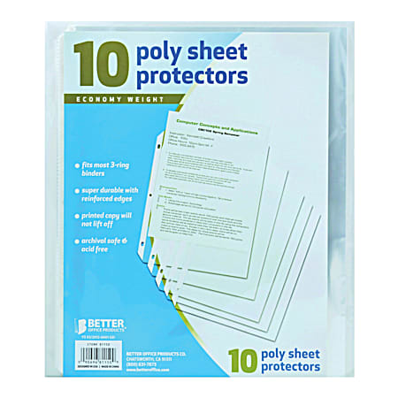 Page Protector Top Load 10pk