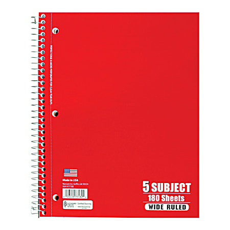 Office Depot® Brand Wirebound Notebook, 8