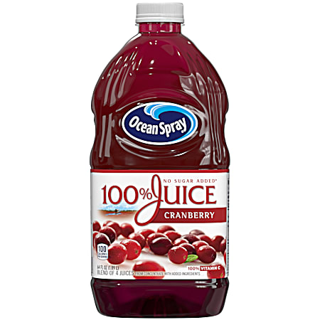 Ocean Spray 100% Juice 64 oz Cranberry Juice