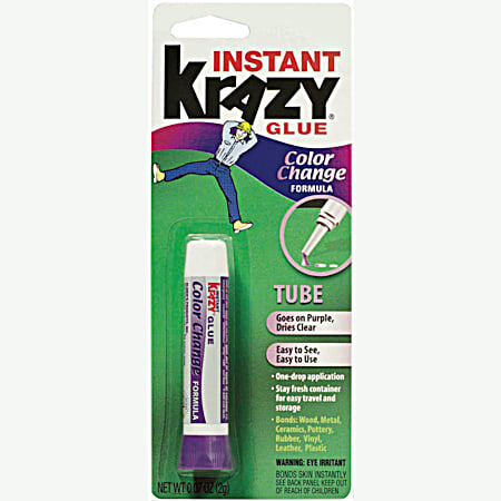 Elmers Products KG58848R Krazy Glue Color Change Tube
