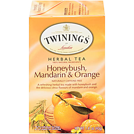 Twinings of London Honeybush, Mandarin & Orange Tea - 20 ct