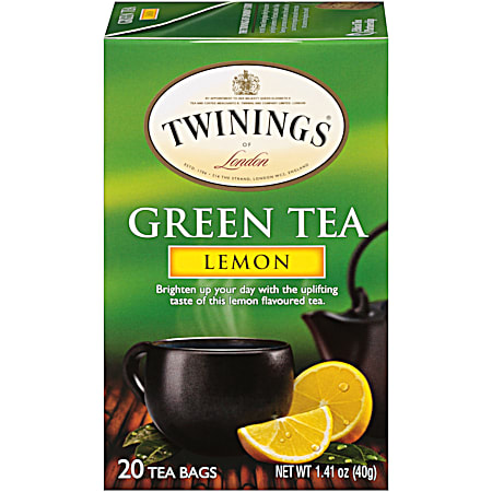 Twinings of London Green Tea w/ Lemon Tea - 20 ct