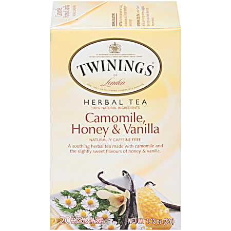 Twinings of London Camomile, Honey & Vanilla Tea - 20 ct