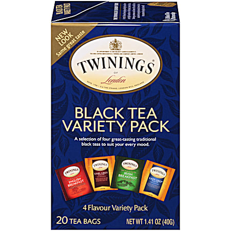 Twinings of London Black Tea Variety Pack - 20 ct