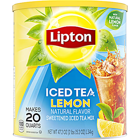 Lipton 47.2 oz Sweetened Lemon Iced Tea Mix