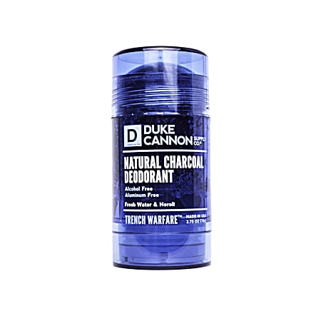 Duke Cannon 2.7 oz Trench Warfare Fresh Water & Neroli Natural Charcoal Deodorant