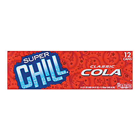 Super Chill Classic Cola Soda - 12 pk