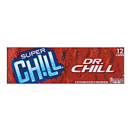 Super Chill DR. Chill Soda - 12 pk