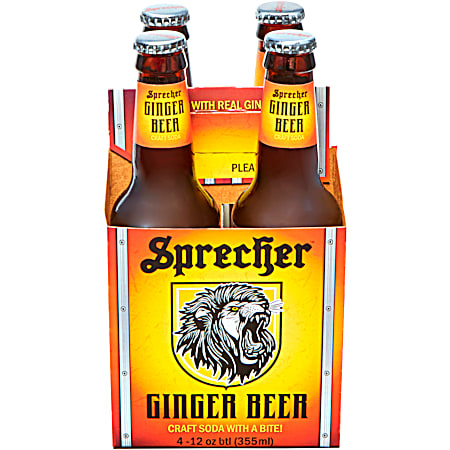 16 oz Ginger Beer - 4 pk