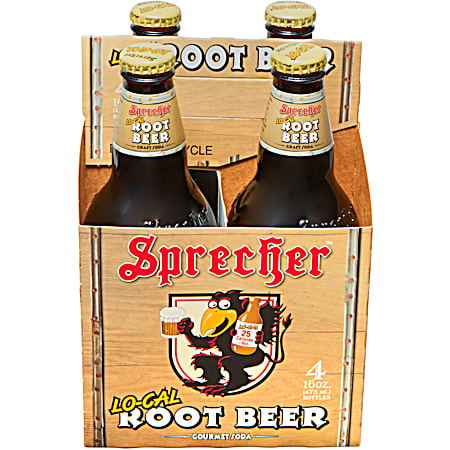 16 oz Lo-Cal Root Beer - 4 pk