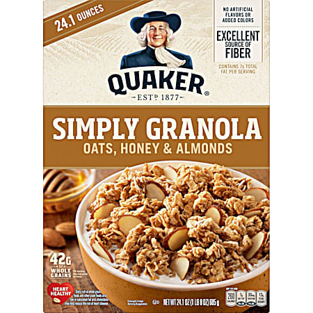 Quaker Simply Granola 24.1 oz Oats, Honey & Almonds Granola