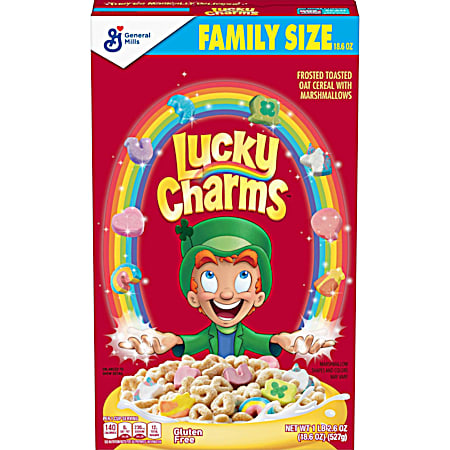 18.6 oz Lucky Charms Breakfast Cereal