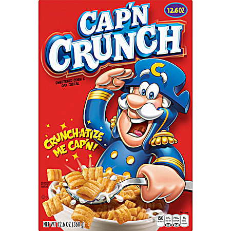 Quaker Cap'n Crunch 12.6 oz Original Breakfast Cereal