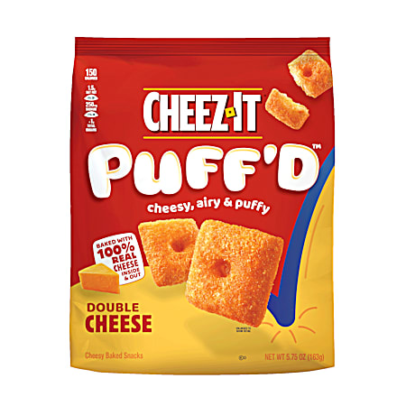 5.75 oz Puff'd Double Cheese Baked Snacks