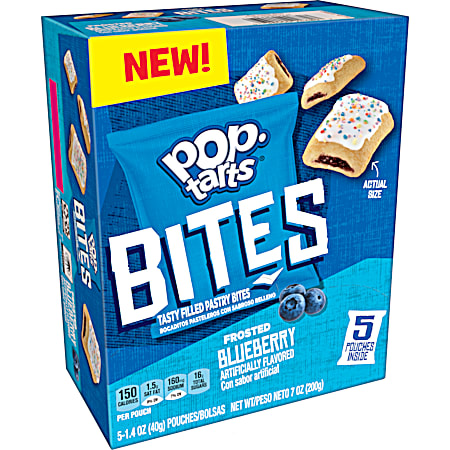 Kellogg's Pop-Tarts Blueberry Frosted Pastry Bites