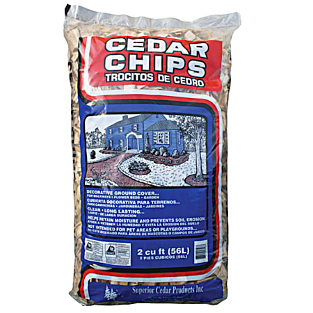 2 cu ft Cedar Wood Chips