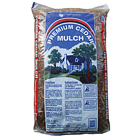 2 cu ft Cedar Bark Mulch