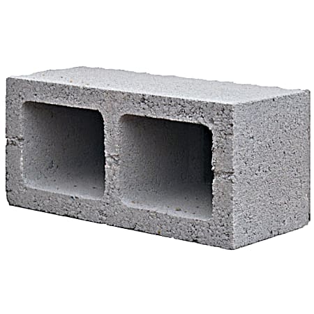 TCC MATERIALS Concrete Block 8 In. x 8 In. x 16 In.