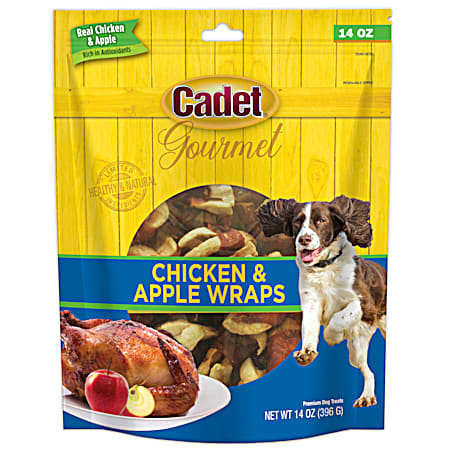 Cadet Gourmet Chicken & Apple Wraps Dog Treats