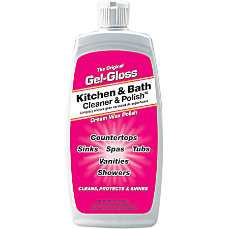 Gel-Gloss 16 oz Kitchen/Bath Cleaner & Polish