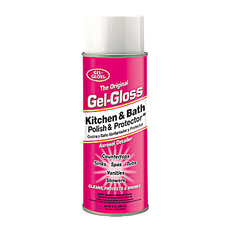 Gel-Gloss 12 oz Kitchen/Bath Polish & Protector Spray