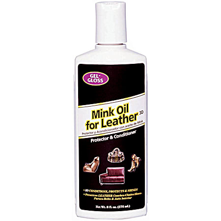 8 oz Mink Oil for Leather