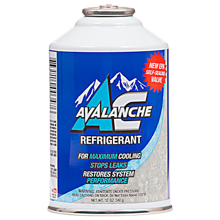 A/C Avalanche Auto A/C R134a Refrigerant 12 oz Refill