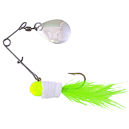 Chartreuse White Chartreuse Spin Caller Spinner Lure