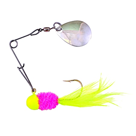 Chartreuse Pink Chartreuse Spin Caller Spinner Lure