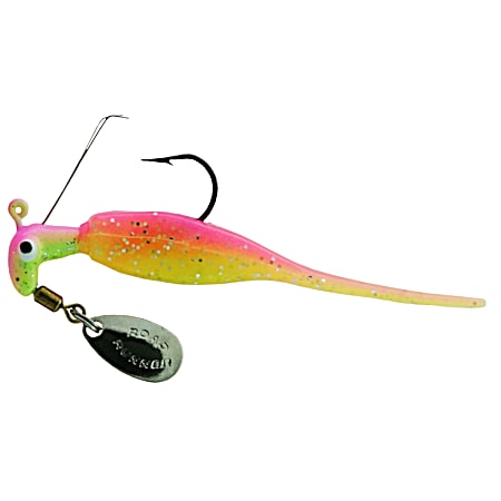 Electric Chicken Glo Slab Runner Weedless w/Baby Shad Panfish Lure