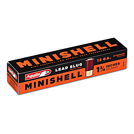 Minishell Lead Slug Shotshells