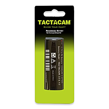 Tactacam Rechargeable Battery for Tactacam 5.0, 4.0 & Solo Cameras