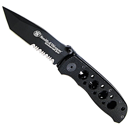 Extreme Ops Serrated Folding Knife