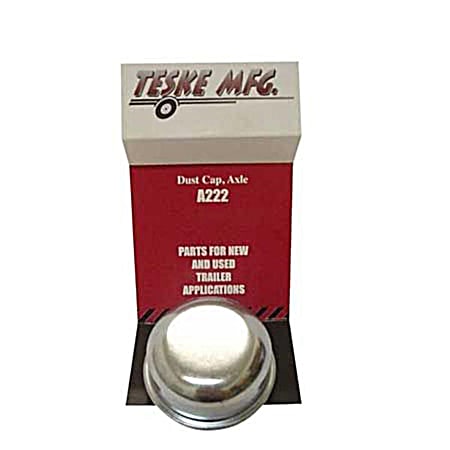 Teske 1.986 in Silver Drive In Dust/Grease Metal Cap