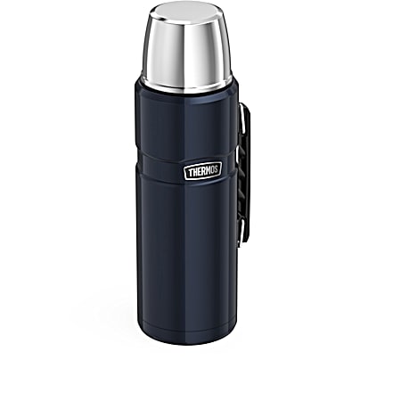 Stainless King 40 oz Midnight Blue Stainless Steel Large Beverage Bottle