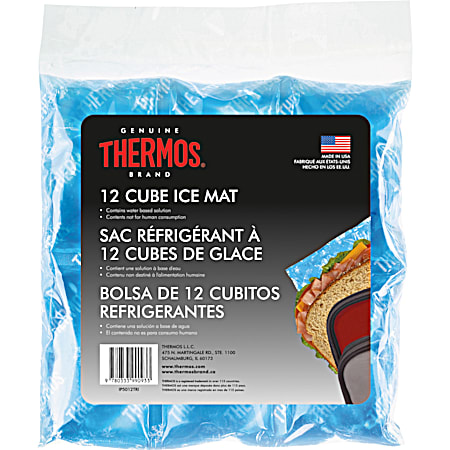 Thermos 12 Cube Blue Portable Ice Mat