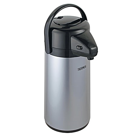 2 qt Gray/Metallic Glass Vacuum Pump Pot