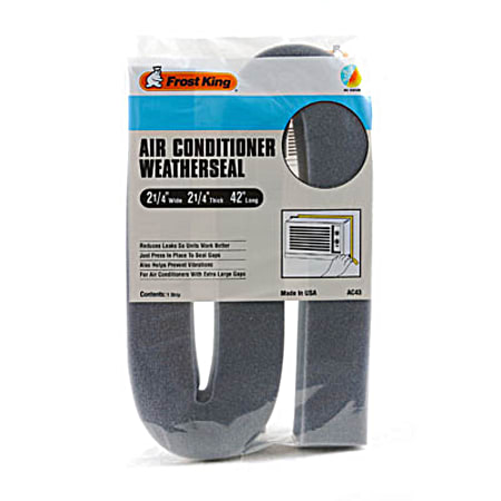 Frost King Black Air Conditioner Weatherseal