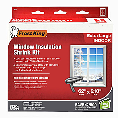 Frost King Indoor Extra Large Window Insulation Kit